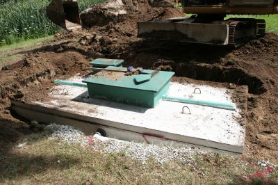 Completed Septic Tank Installation